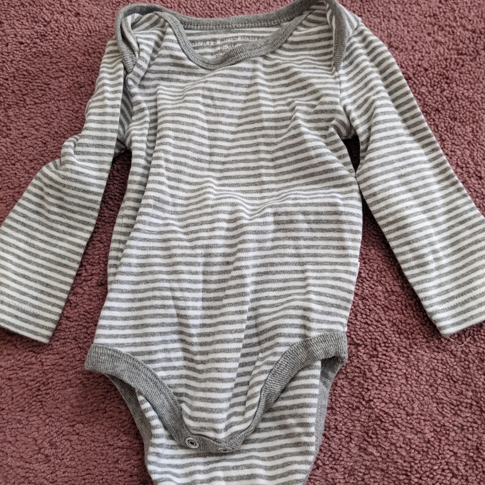 Burt's bees baby onesie, 0-3 months